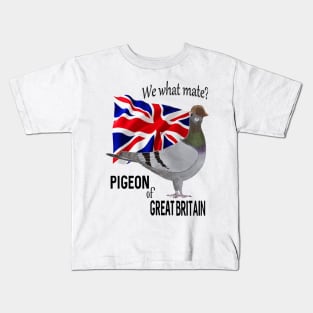 Pigeon of Great Britain Kids T-Shirt